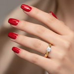 Load image into Gallery viewer, 18K Gold Filled Women’s Diamond Ring