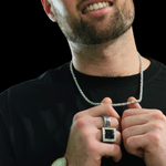 Load image into Gallery viewer, Silver Byzantium Rhodium Plated Chain