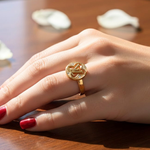 Load image into Gallery viewer, 18K Gold Filled Luxury-Inspired Diamond Ring for Women