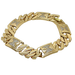 Load image into Gallery viewer, 18K Gold Filled Cubic Zirconia Bracelet