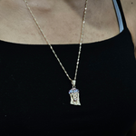 Load image into Gallery viewer, 18K Rose Golf Filled Jesus Pendant Necklace