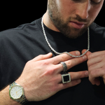 Load image into Gallery viewer, Silver Byzantium Rhodium Plated Chain