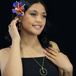 Load image into Gallery viewer, 18K Gold Filled Grey Pearl Set