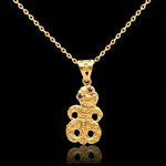 Load image into Gallery viewer, 18K Gold Filled Maori TIKI Pendant Necklace