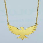 Load image into Gallery viewer, Gold Toned Eagle necklace