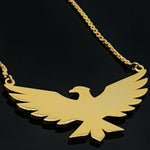 Load image into Gallery viewer, Gold Toned Eagle necklace