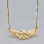Load image into Gallery viewer, Gold Toned Eagle necklace