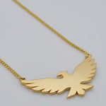 Load image into Gallery viewer, Gold Toned Eagle necklace