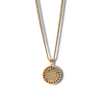 Load image into Gallery viewer, 18K Gold Filled  Tarnish Proof Sovereign Pendant Necklace
