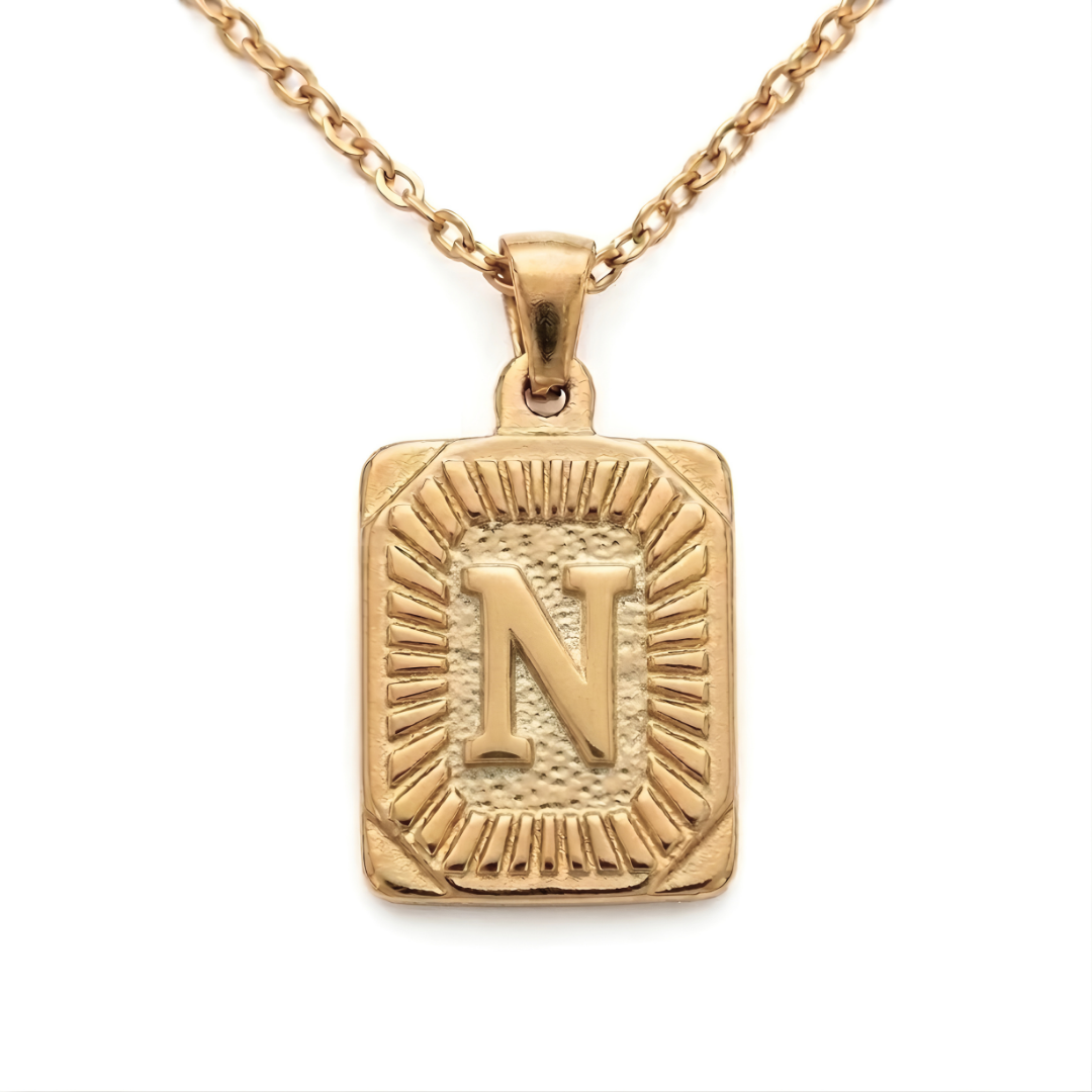 Alphabet Pendant Necklace A to Z