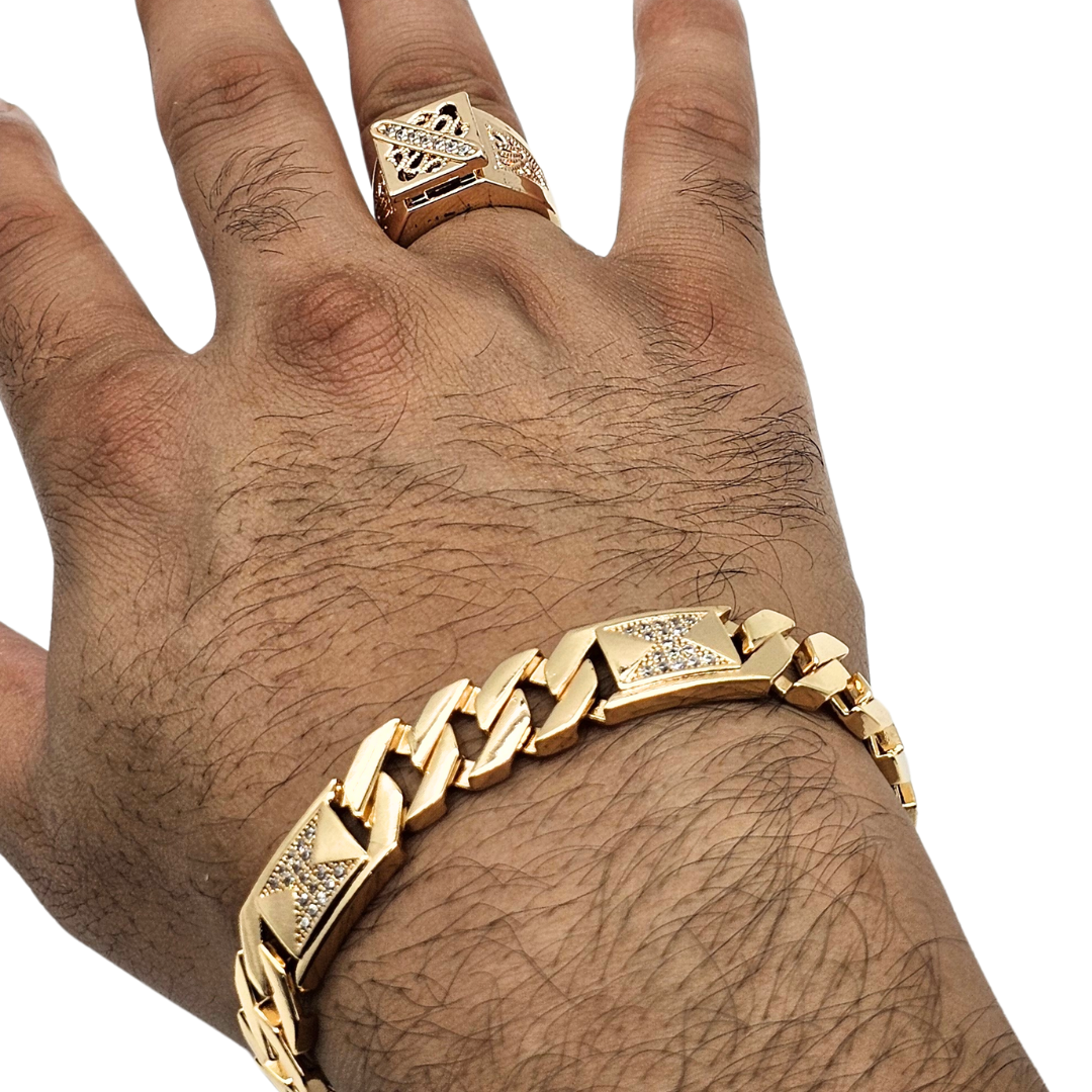 18K  Gold Filled Cubic Zirconia Bracelet