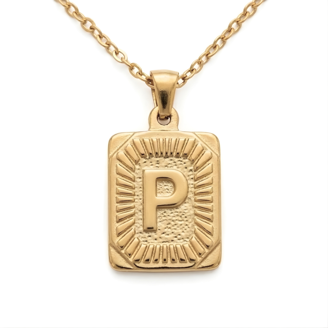Alphabet Pendant Necklace A to Z