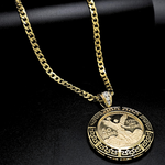 Load image into Gallery viewer, 14K Gold Filled 50 Peso Pendant Necklace
