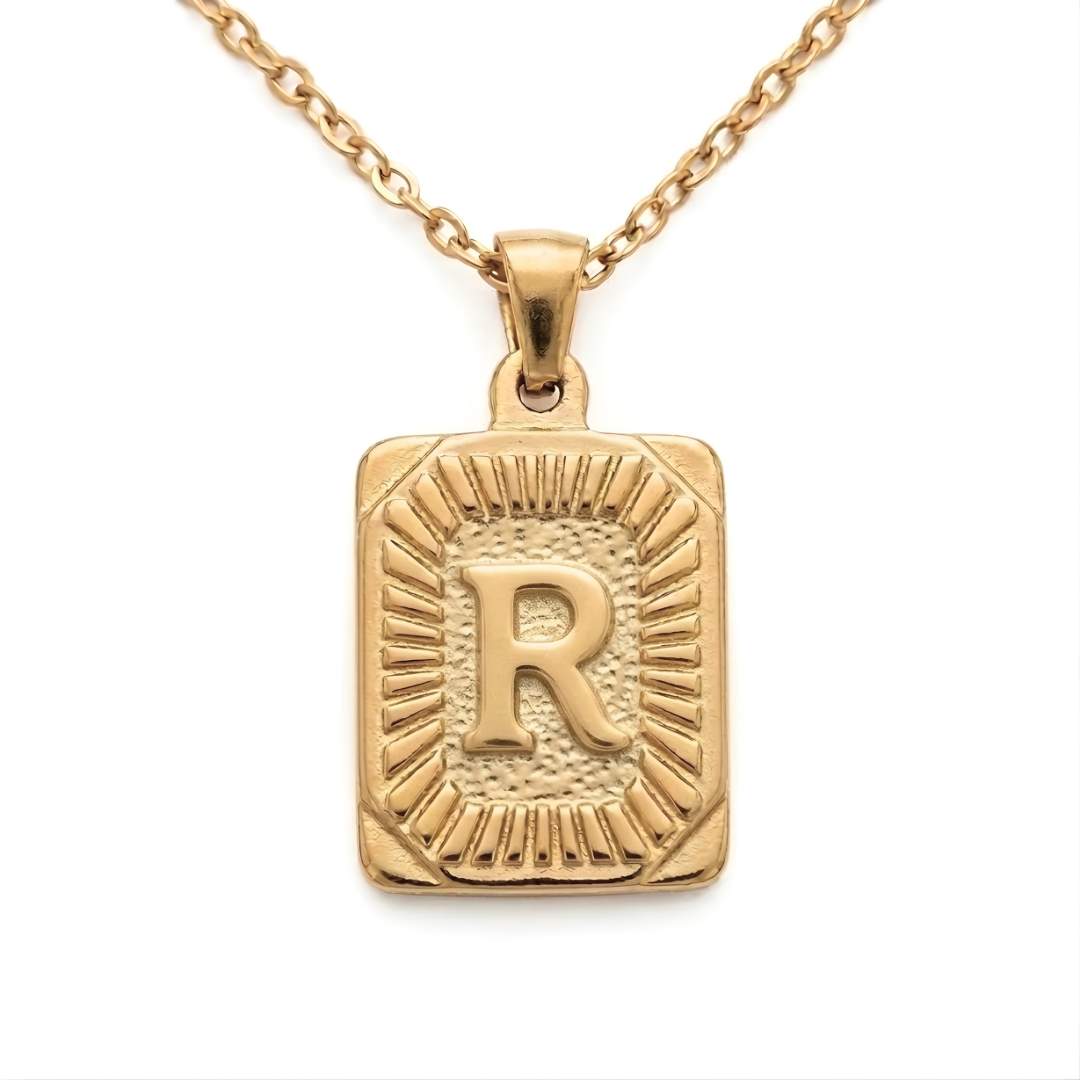 Alphabet Pendant Necklace A to Z