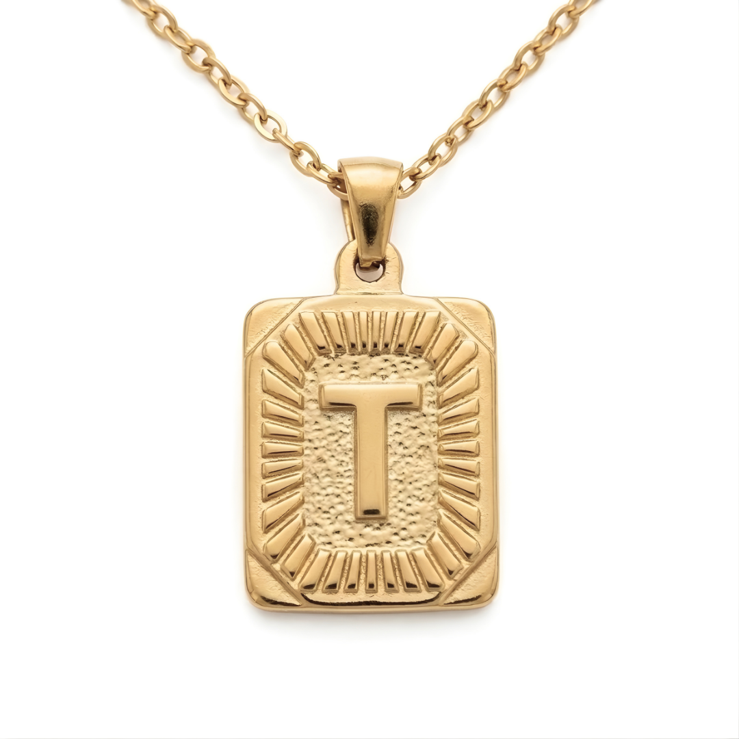 Alphabet Pendant Necklace A to Z