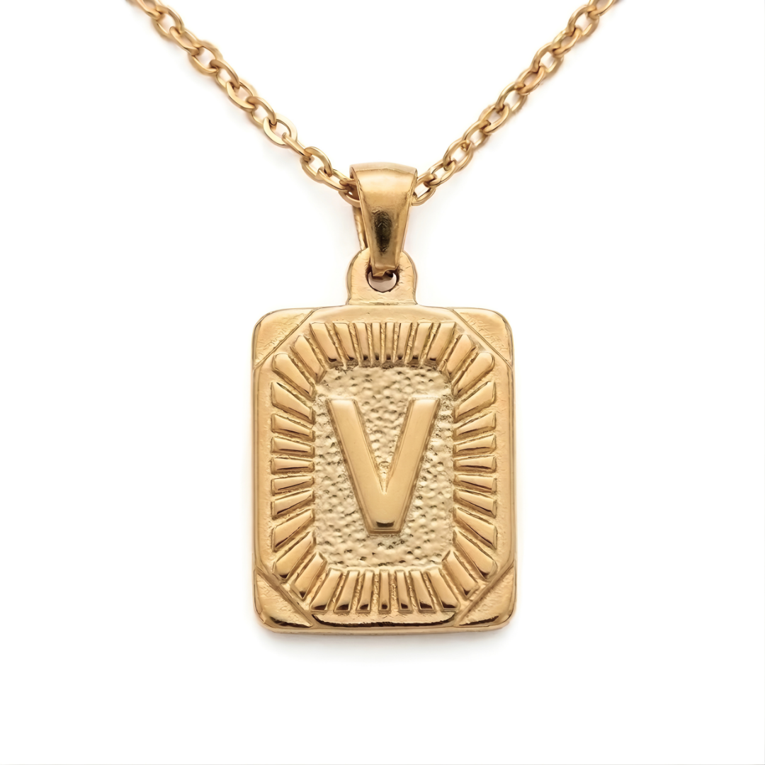 Alphabet Pendant Necklace A to Z