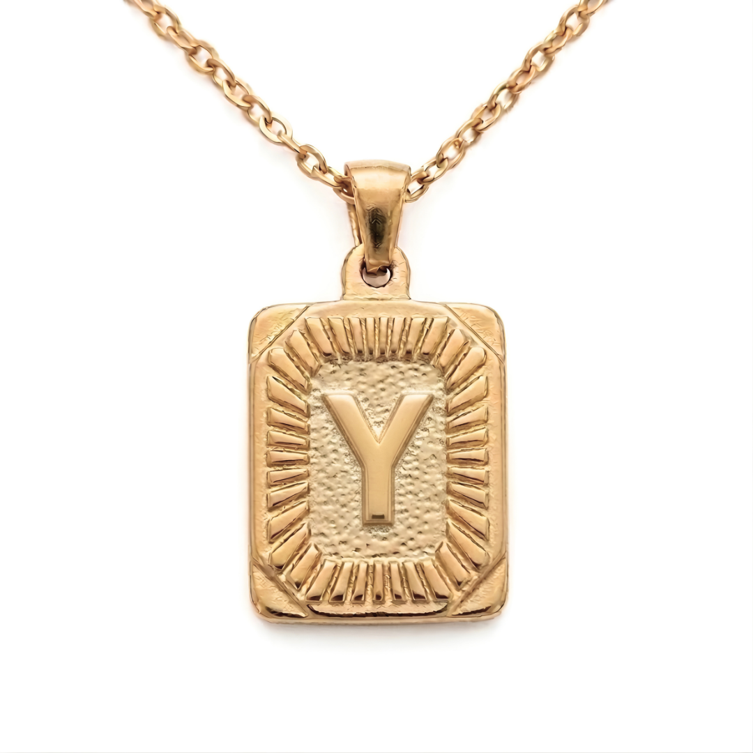 Alphabet Pendant Necklace A to Z