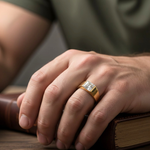 Load image into Gallery viewer, 18K Gold Filled Diamond Ring