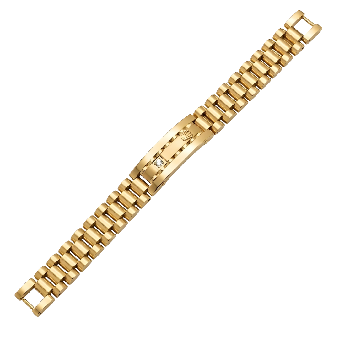 Gold Juxury Stainless Steel Diamond  Bracelet