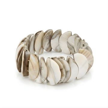 Brown Mother of Pearl Adjustable Bracelet