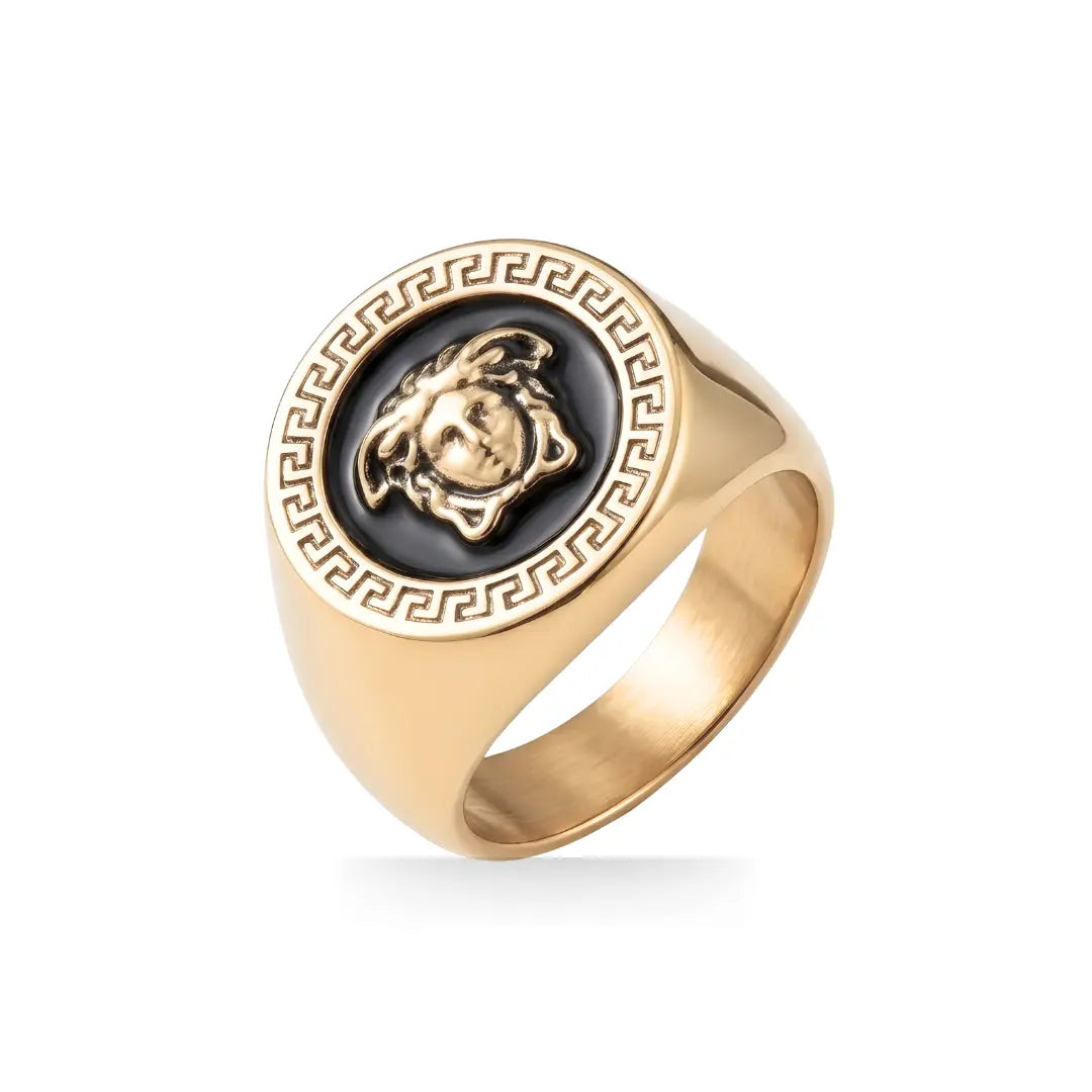 Gold Imperial Crest Ring