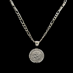 Load image into Gallery viewer, Silver Customized Full Sovereign Pendant Necklace
