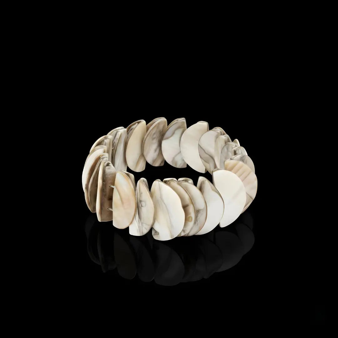 Brown Mother of Pearl Adjustable  Bracelet
