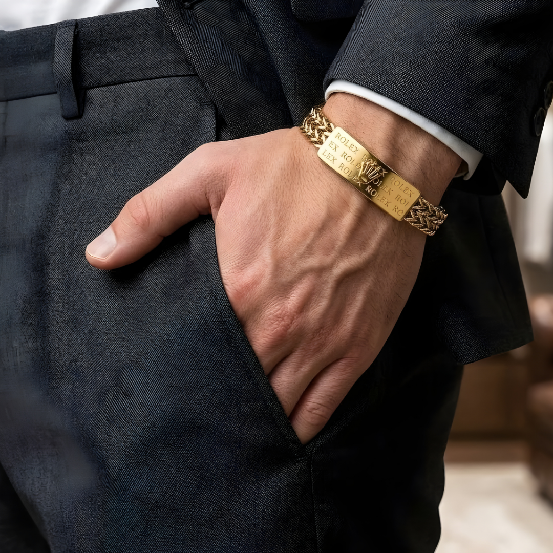 Luxury Stainless Steel Iconic Bracelet 22cm x 15mm