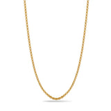 50CM x 5MM 18K Gold Filled Belcher Chain Necklace –  Tarnish-Proof Unisex Gold Chain
