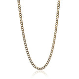 40CM x 5MM 18K Gold Filled Cuban Link Chain – Tarnish-Proof  Unisex Necklace