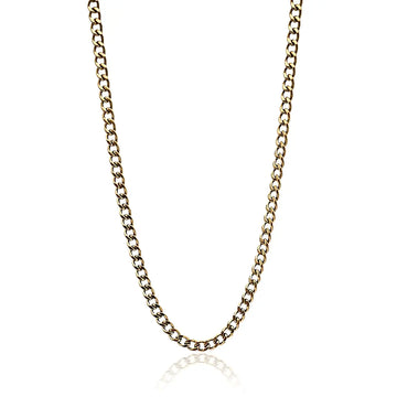 40CM x 5MM 18K Gold Filled Cuban Link Chain – Tarnish-Proof  Unisex Necklace