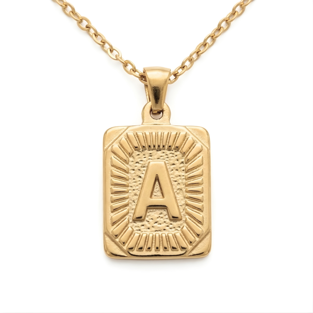 Alphabet Pendant Necklace A to Z