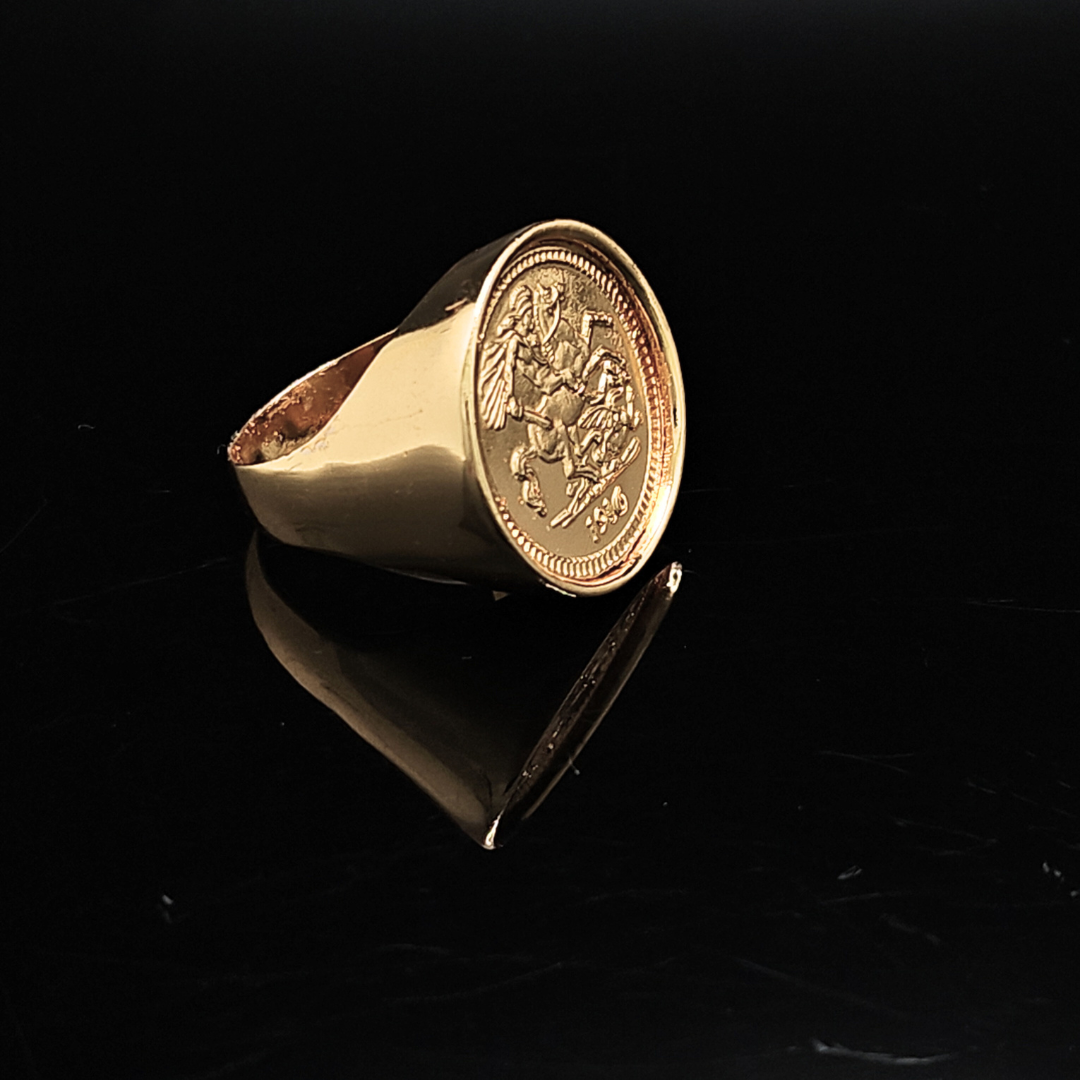 18K Gold Filled Sovereign Rings