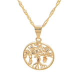 Load image into Gallery viewer, 18K Gold Filled Tree of LIFE Necklace
