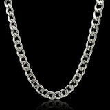 54CM x 14MM Heavy Stainless Steel Cuban Link Chain – Tarnish-Proof Silver Curb Necklace
