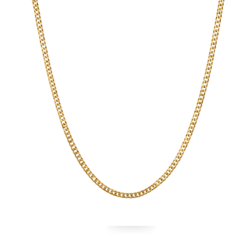 18K Gold Filled Cuban Link Chain Necklace 50cm x 5mm