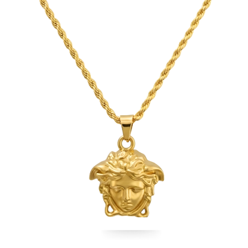 18K Gold Filled Men's Pendant Necklace