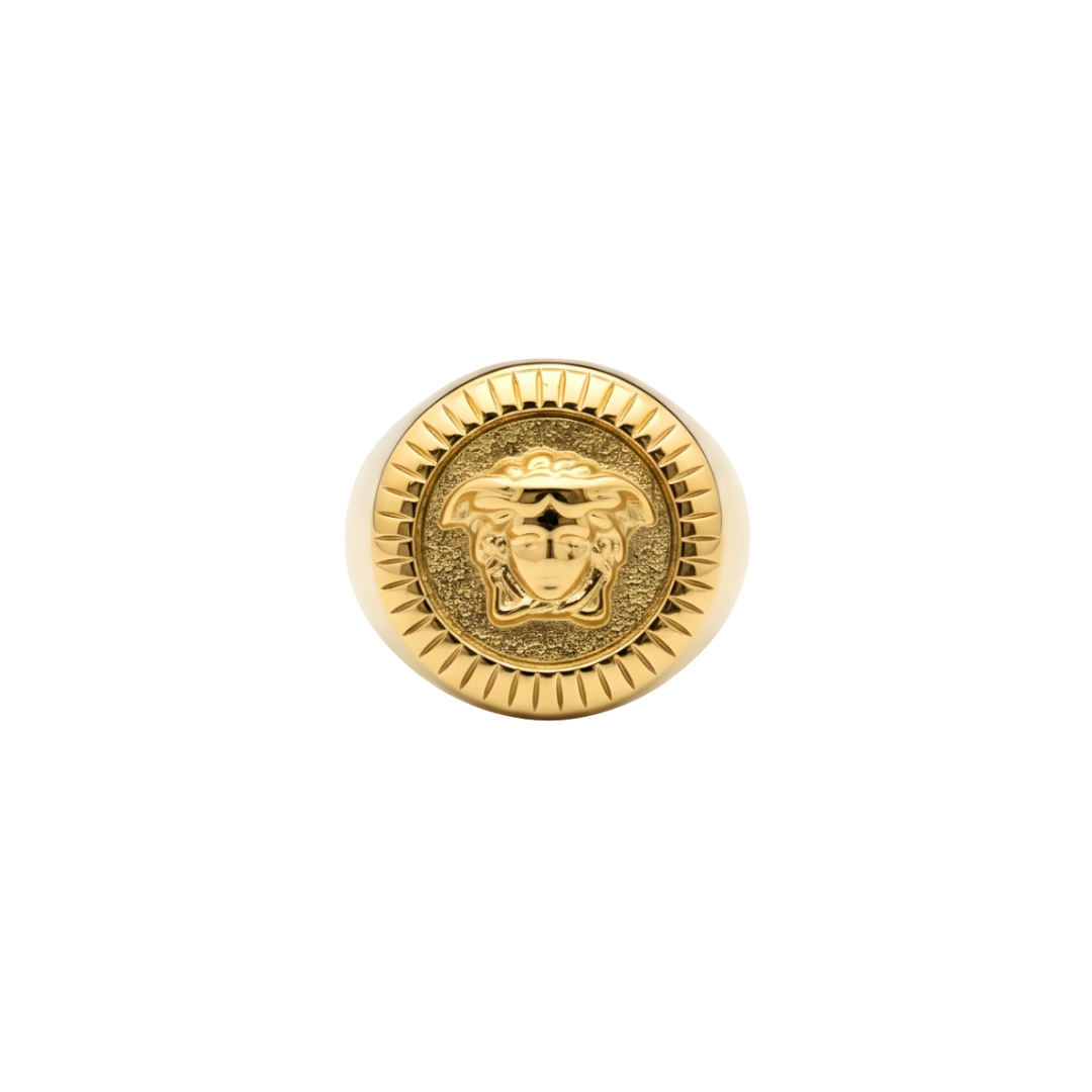 Gold Mythic Head Premium Ring – Bold Luxury Statement Jewelry for Men