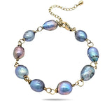 18K Gold Filled Freshwater Baroque Pearl Bracelet – 22cm + 5cm