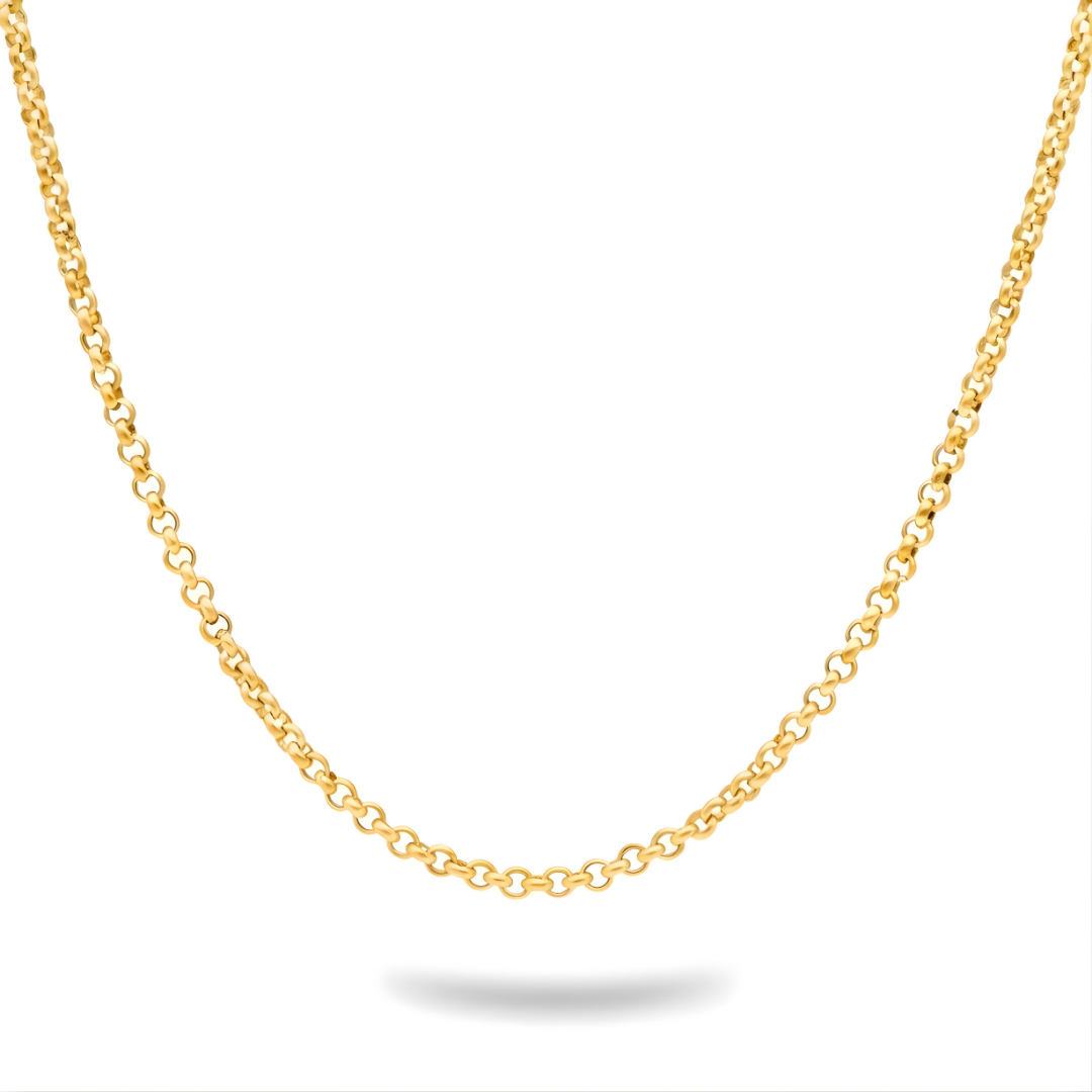 18K Gold Filled Belcher Chain Necklace