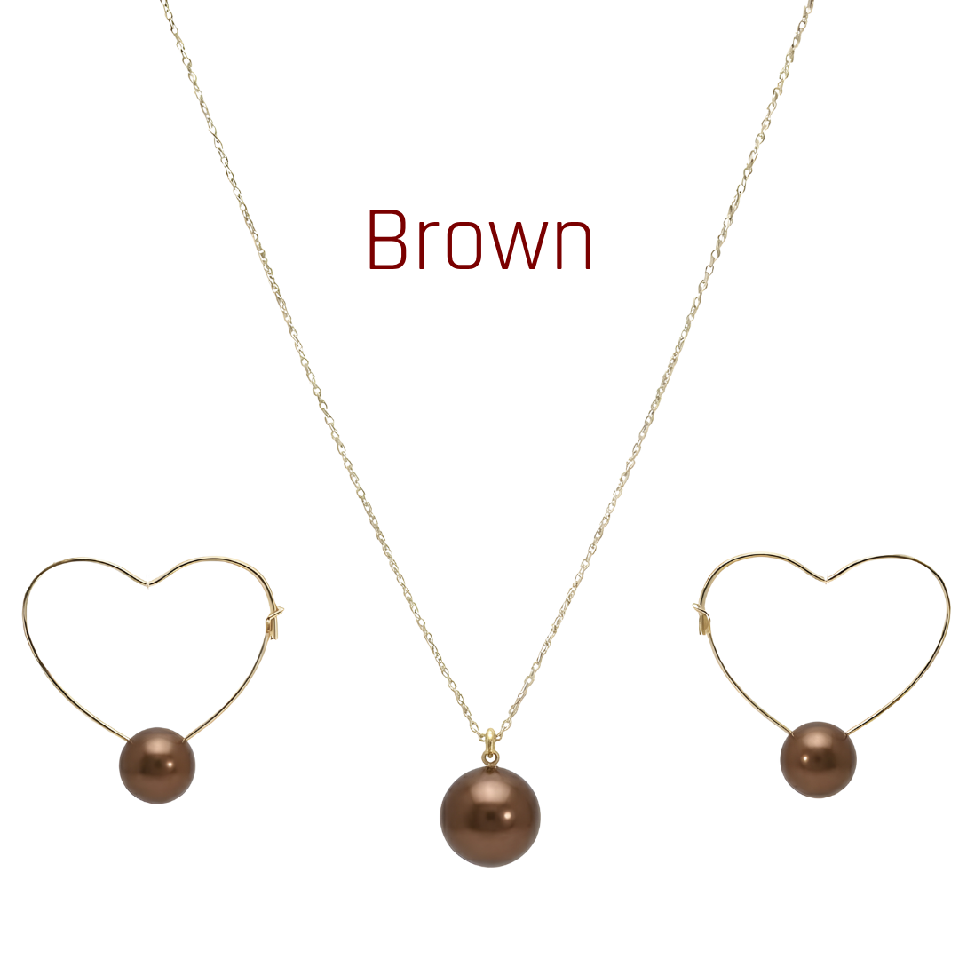 18K Gold Filled Hawaiian Pearl Sets