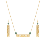 18K Gold Filled Hawaiian Pearl Set