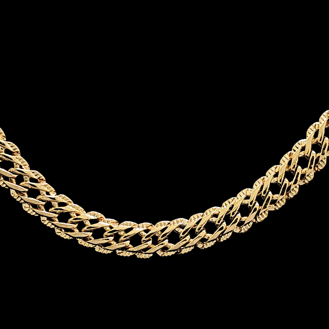 18K Rose Gold Filled Interlinked Chain