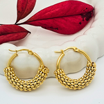 Load image into Gallery viewer, 18K Gold Filled Hoop Earrings