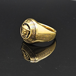 Load image into Gallery viewer, Gold Legendary Face Ring – Iconic Men’s Fashion Accessory