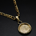 Load image into Gallery viewer, 14K Gold Filled Samao Coat Of Arms Pendant Necklace
