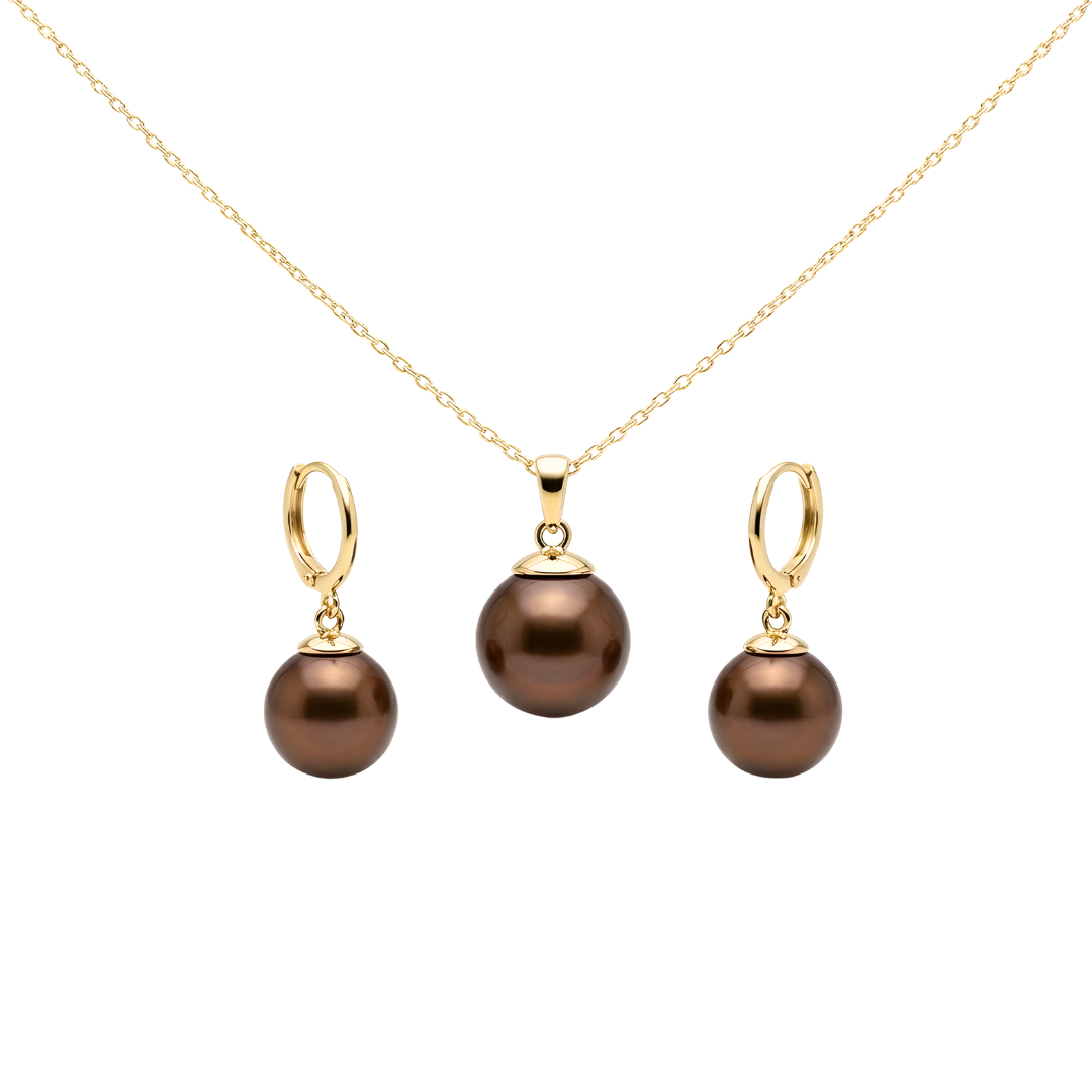 18K Gold Filled Hawaiian Pearl Sets