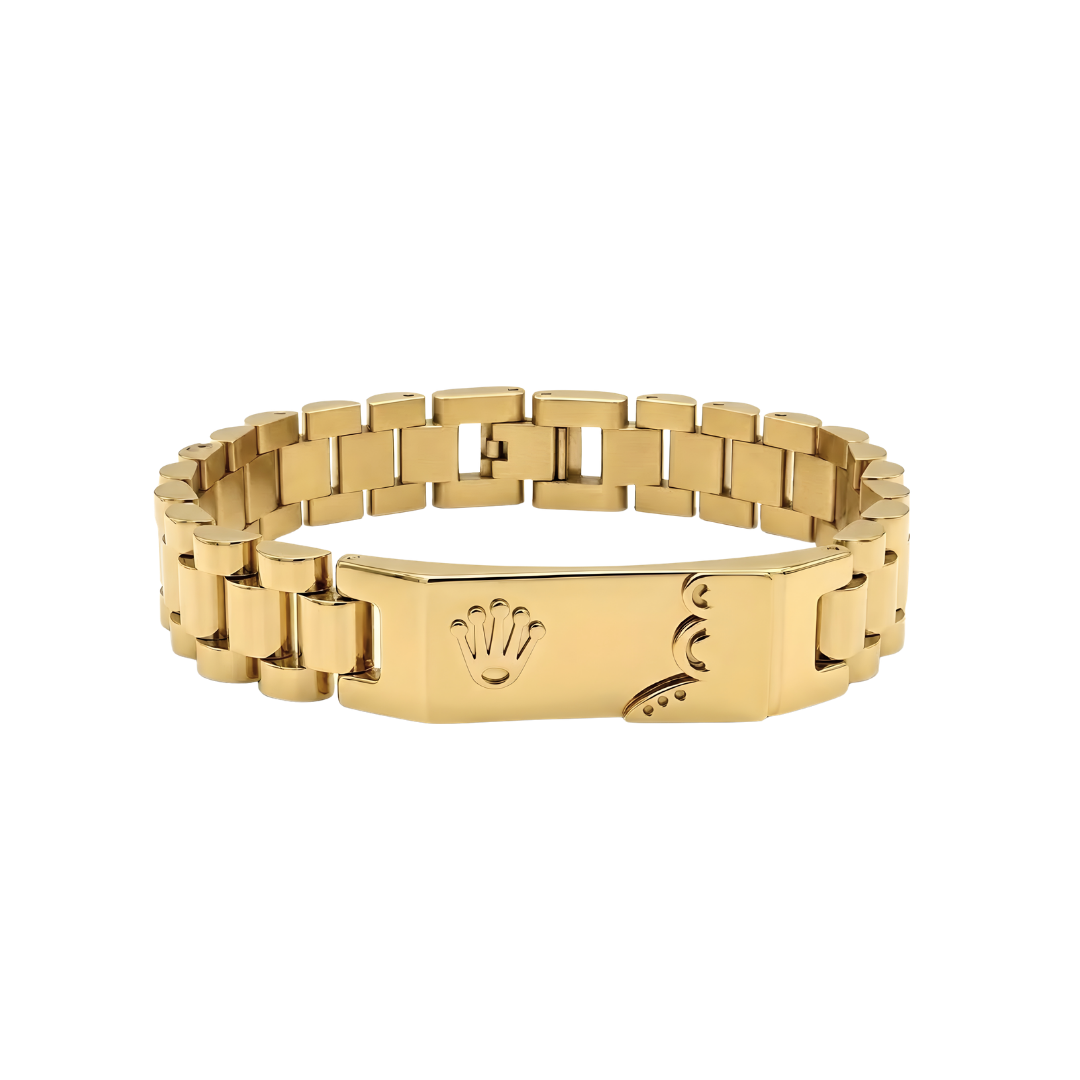 Luxury 18K Gold Stainless Steel Tarnish Proof Bracelet