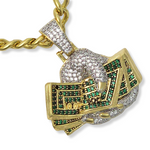 Load image into Gallery viewer, 14K Gold Filled Dollar Pendant Necklace
