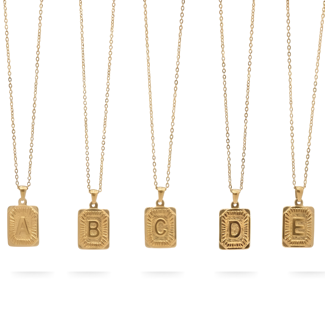 Alphabet Pendant Necklace A to Z